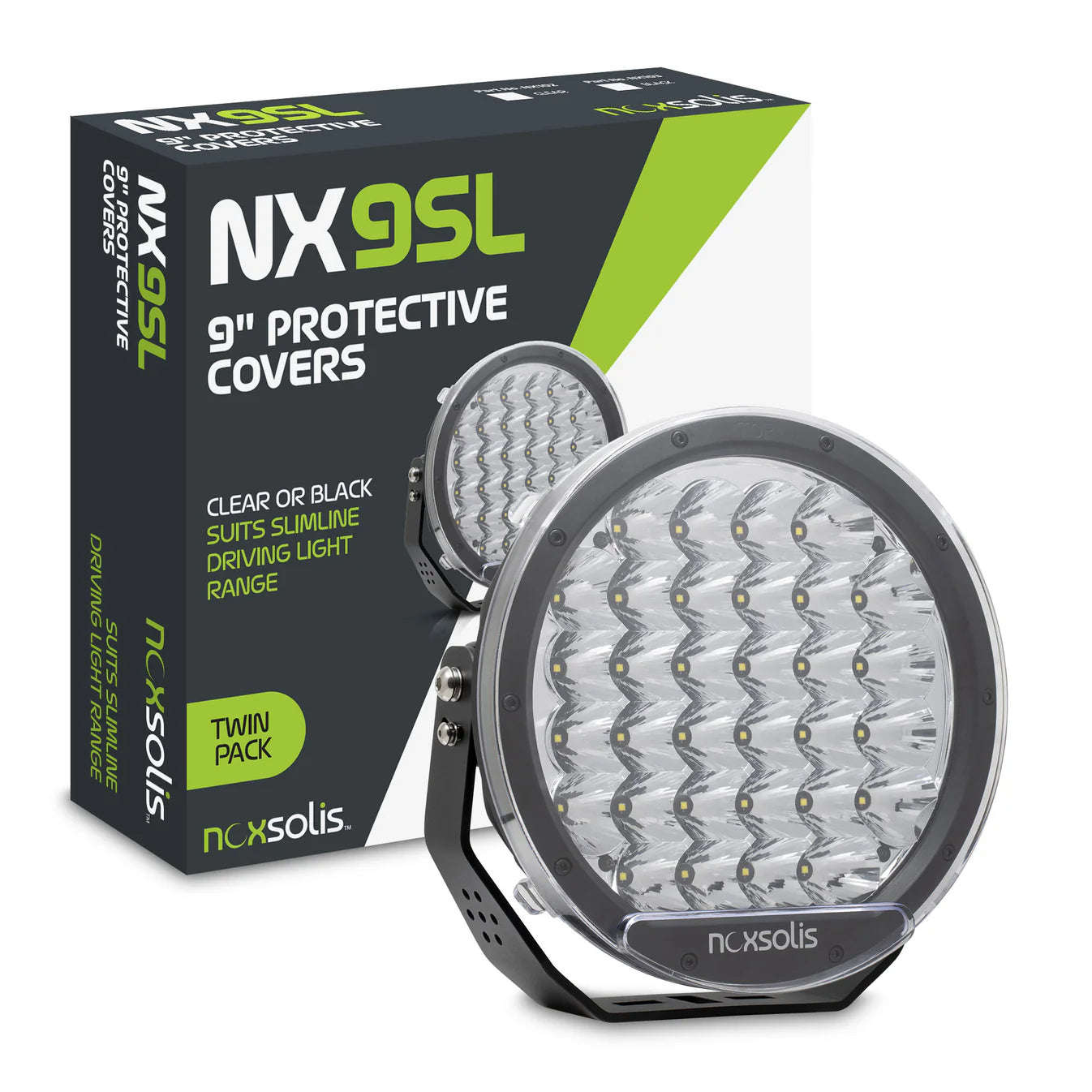 Noxsolis NX9SL 9" Clear Protective Covers