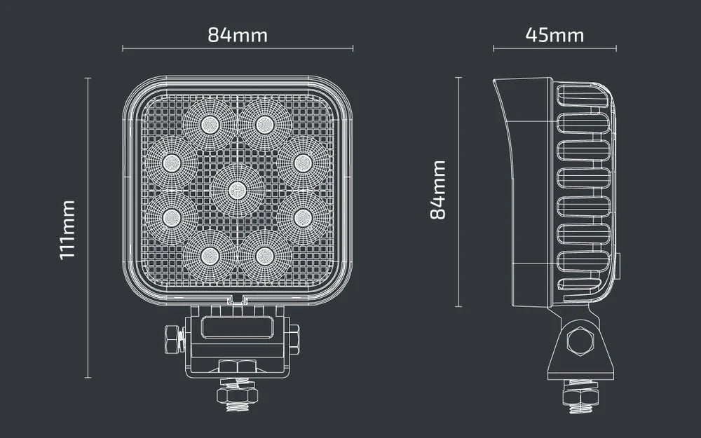 Noxsolis NX531 3.5" LED Slim Work Light