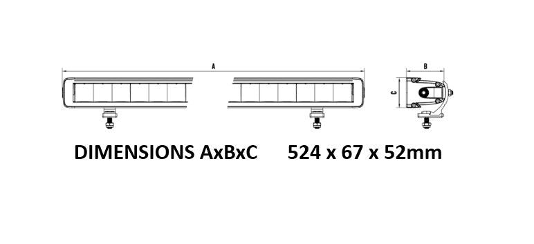 Roadvision S52 21" Light Bar
