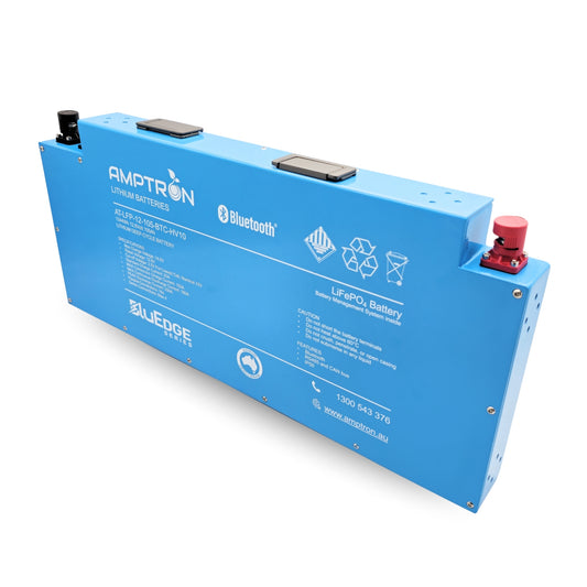 Amptron 12V 105AH/180A LiFePO4 Blade Battery with Bluetooth