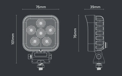 Noxsolis NX530 3" LED Slim Work Light