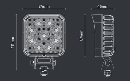 Noxsolis NX531 3.5" LED Slim Work Light
