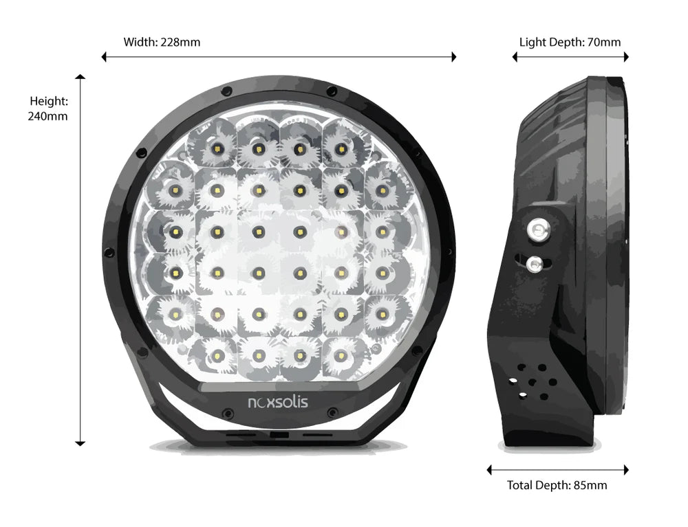 Noxsolis NX920 9" Driving Light Pair