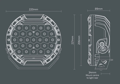 Noxsolis NX930 8.5" Driving Light Pair
