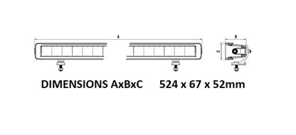 Roadvision S52 21" Light Bar