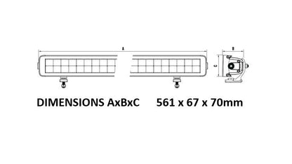 Roadvision S70 21" Light Bar Dual Row